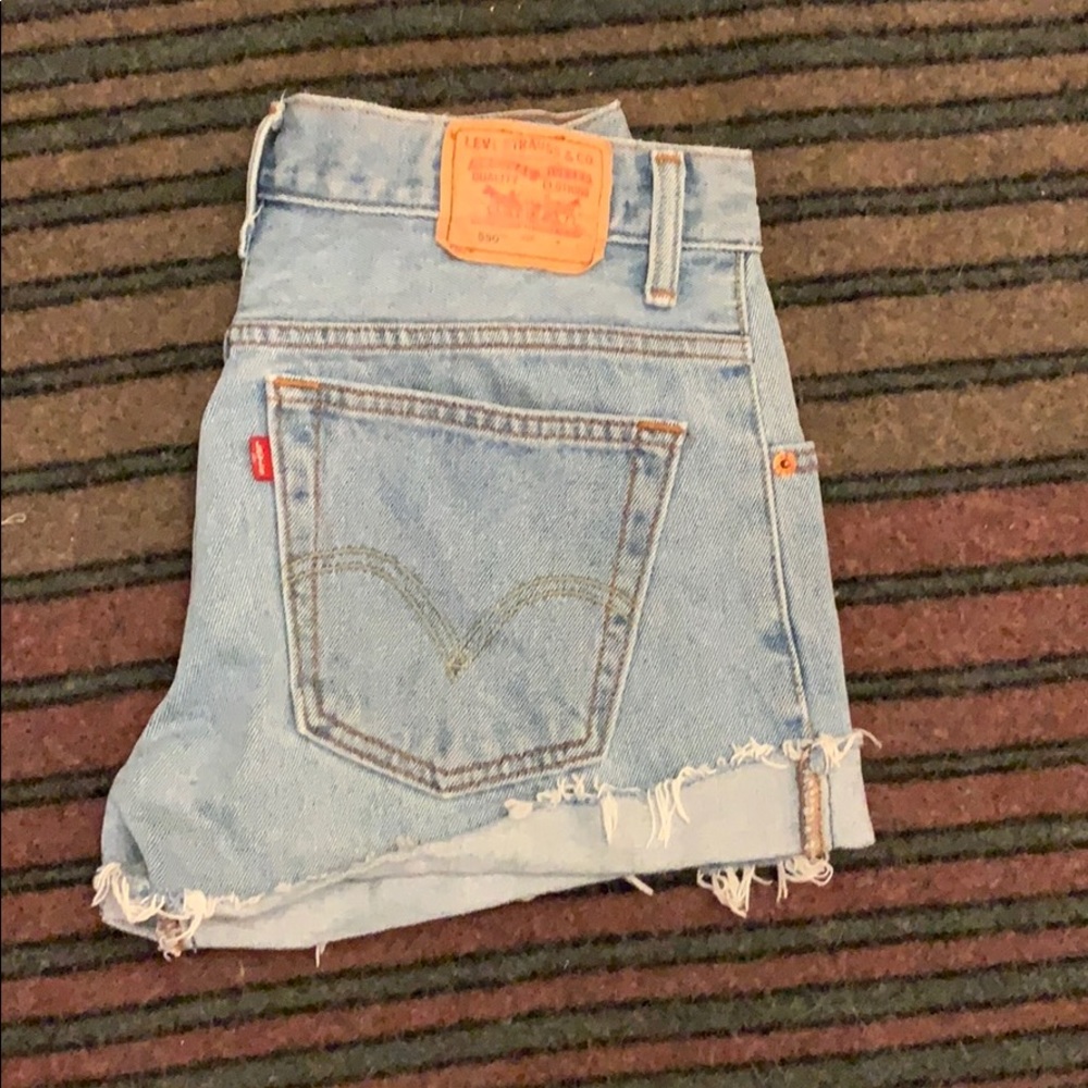 Vintage Levi’s Cutoff High Rise Festival Shorts